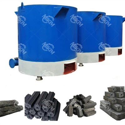 Pec na drevené uhlie na drevnú štiepku